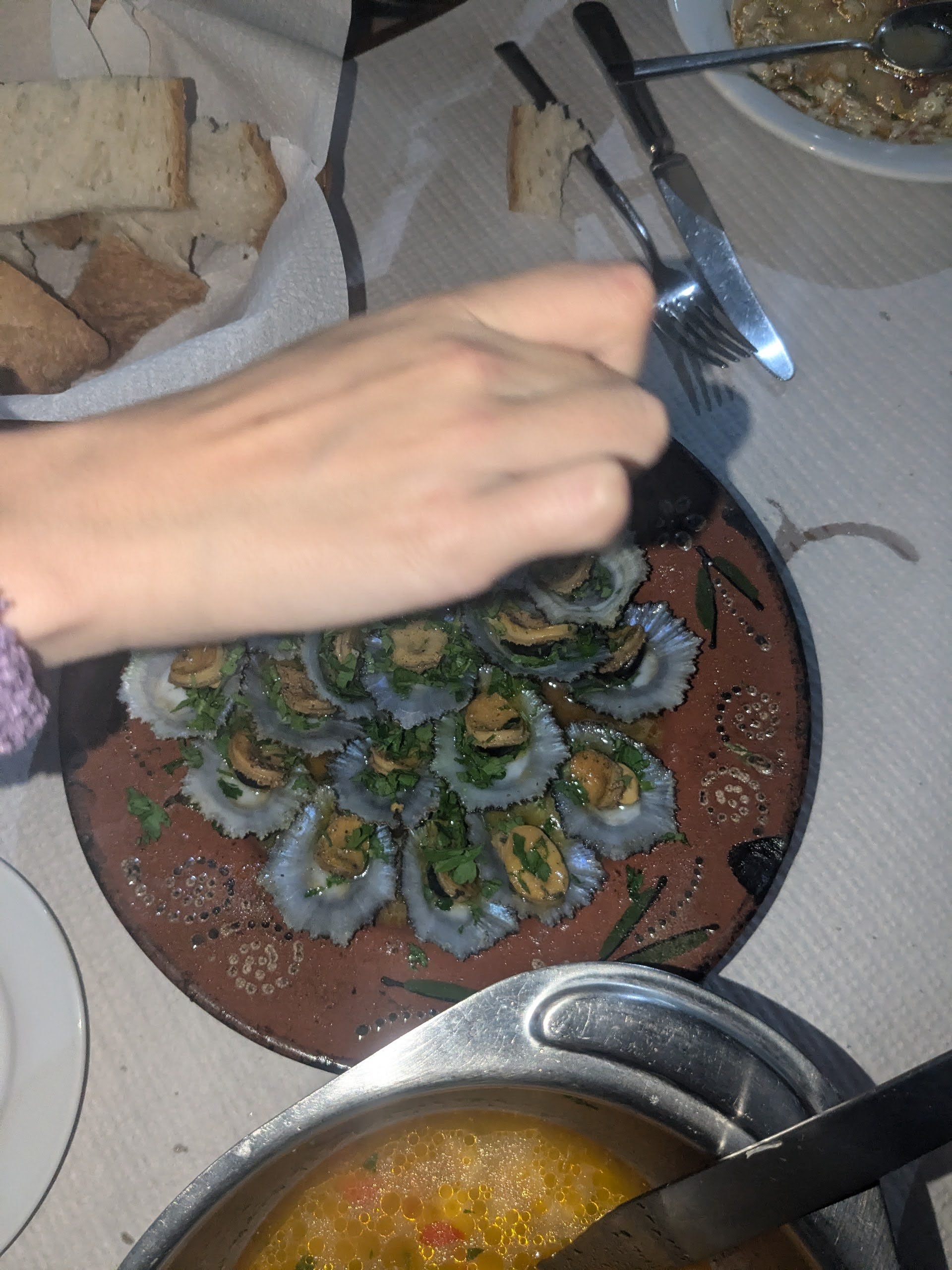 Fresh seafood